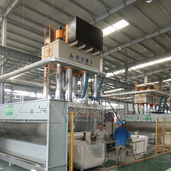 SMC玻璃钢化粪池模压加工设备2600吨液压机